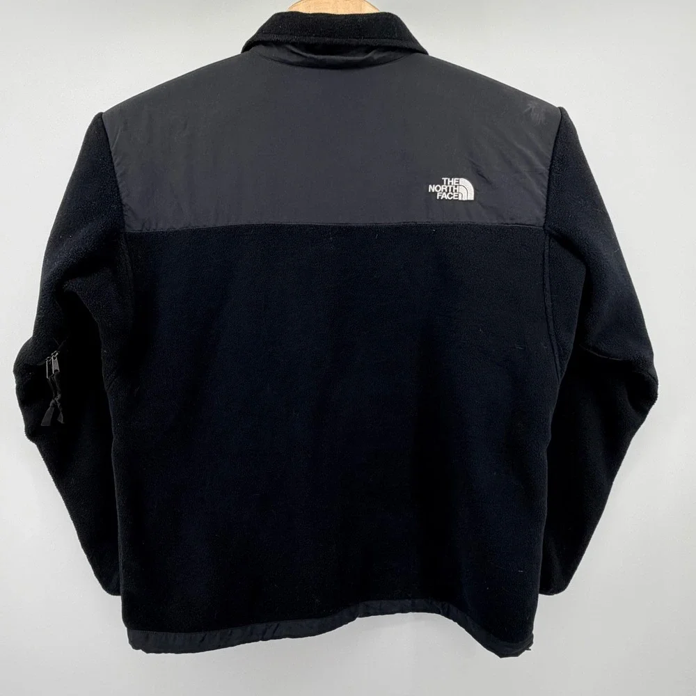The North Face Jacket Mens L Black Denali Polartec Fleece Full Zip A193 Retro